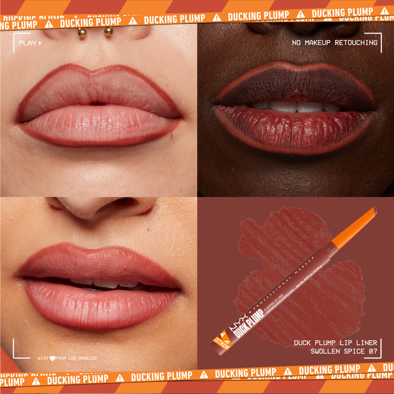 NYX Professional Makeup - Duck Plump Plumping Lip Liner, Up To 10 HR Wear, Matte Finish, | MazenOnline