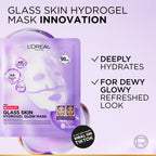 L'Oréal Paris - Revitalift Glass Skin Hydrogel Glow Mask, Transform Your Skin For A Dewy, Plumped, Glass Skin In Only 90 Minutes | MazenOnline