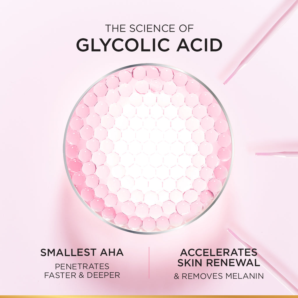 L'Oréal Paris - Glycolic-Bright Glowing Peeling Toner, with 5% Glycolic Acid, for Brightening, Dark Spots Reduction and Skin Tone Evening | MazenOnline