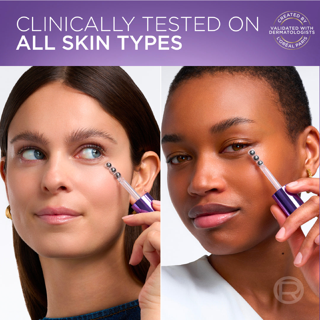 L'Oréal Paris - Hyaluron Expert Eye Serum, Targeted Eye Contour Treatment for Hydration and Plump, with Hyaluronic Acid and Caffeine | MazenOnline