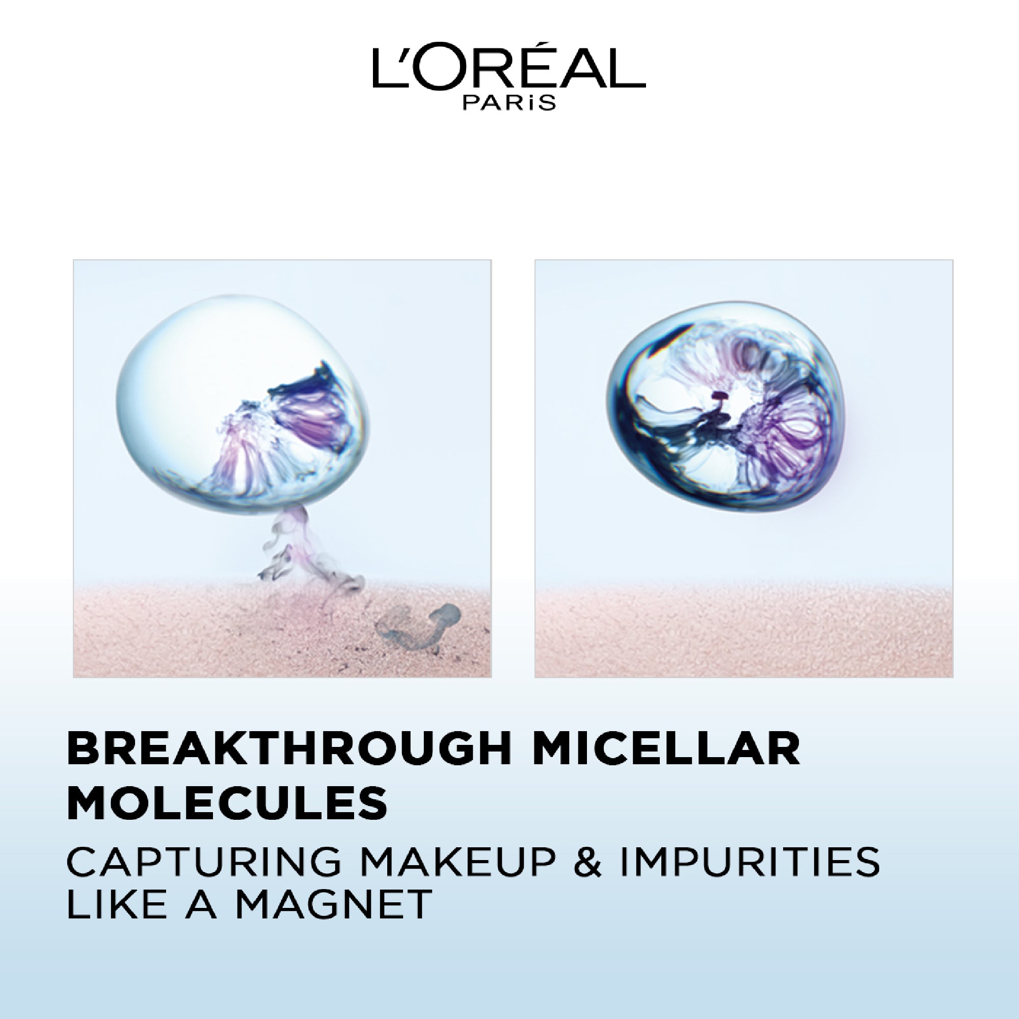 L'Oréal Paris - 3-in-1 Refreshing and Moisturizing Micellar Water, Cleanse, Remove Makeup and Soothe, for Sensitive and Normal to Dry Skin | MazenOnline