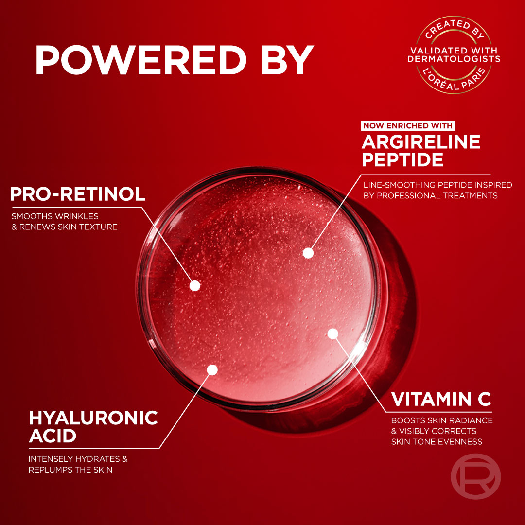 L'Oréal Paris - Revitalift Laser X3 Triple Action Anti-Aging Day Cream, to smooth Wrinkles, firm skin, and Brighten Complexion, SPF 25 | MazenOnline