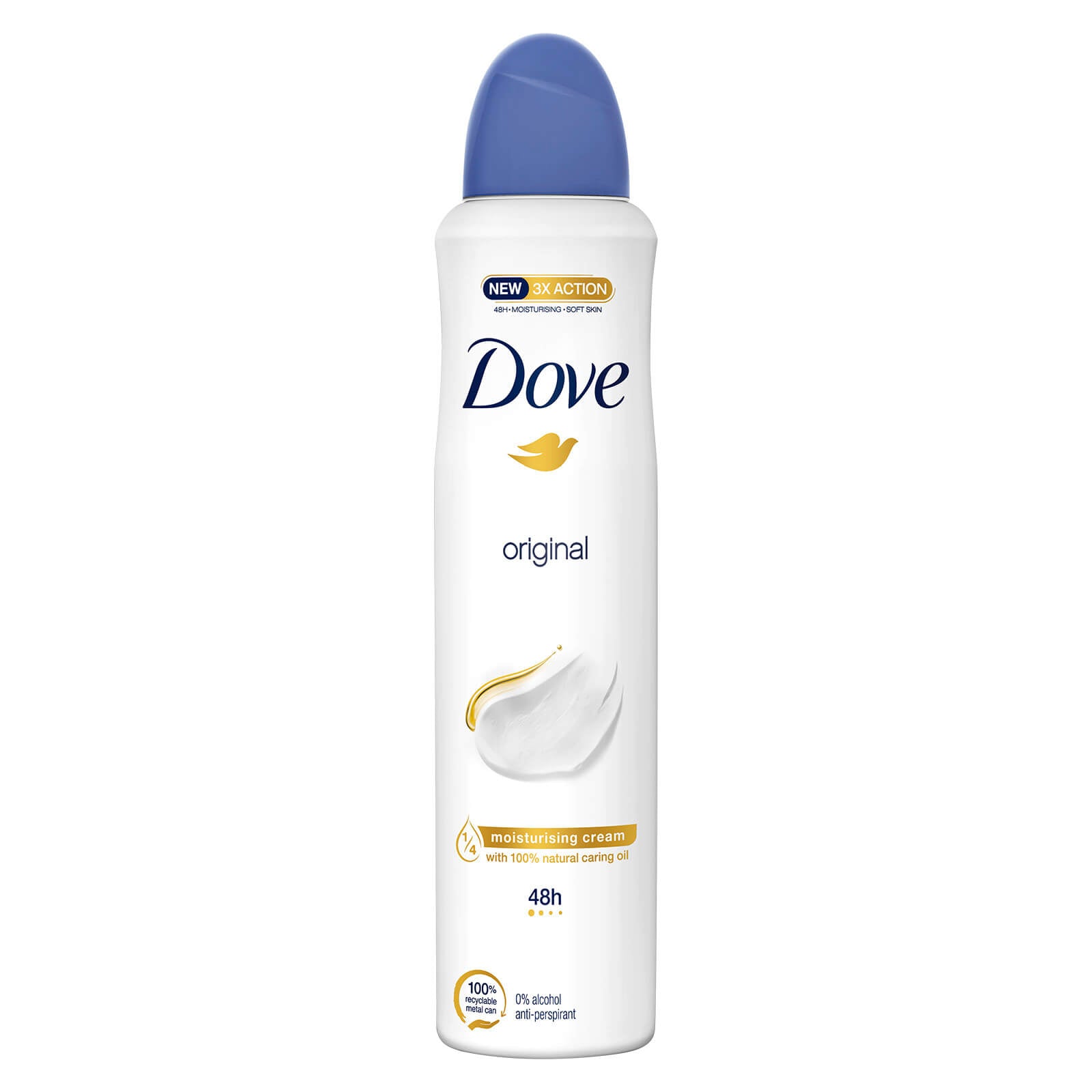 Original Antiperspirant Deodorant Dry Spray Moisturizing Cream 250ml - MazenOnline Main image