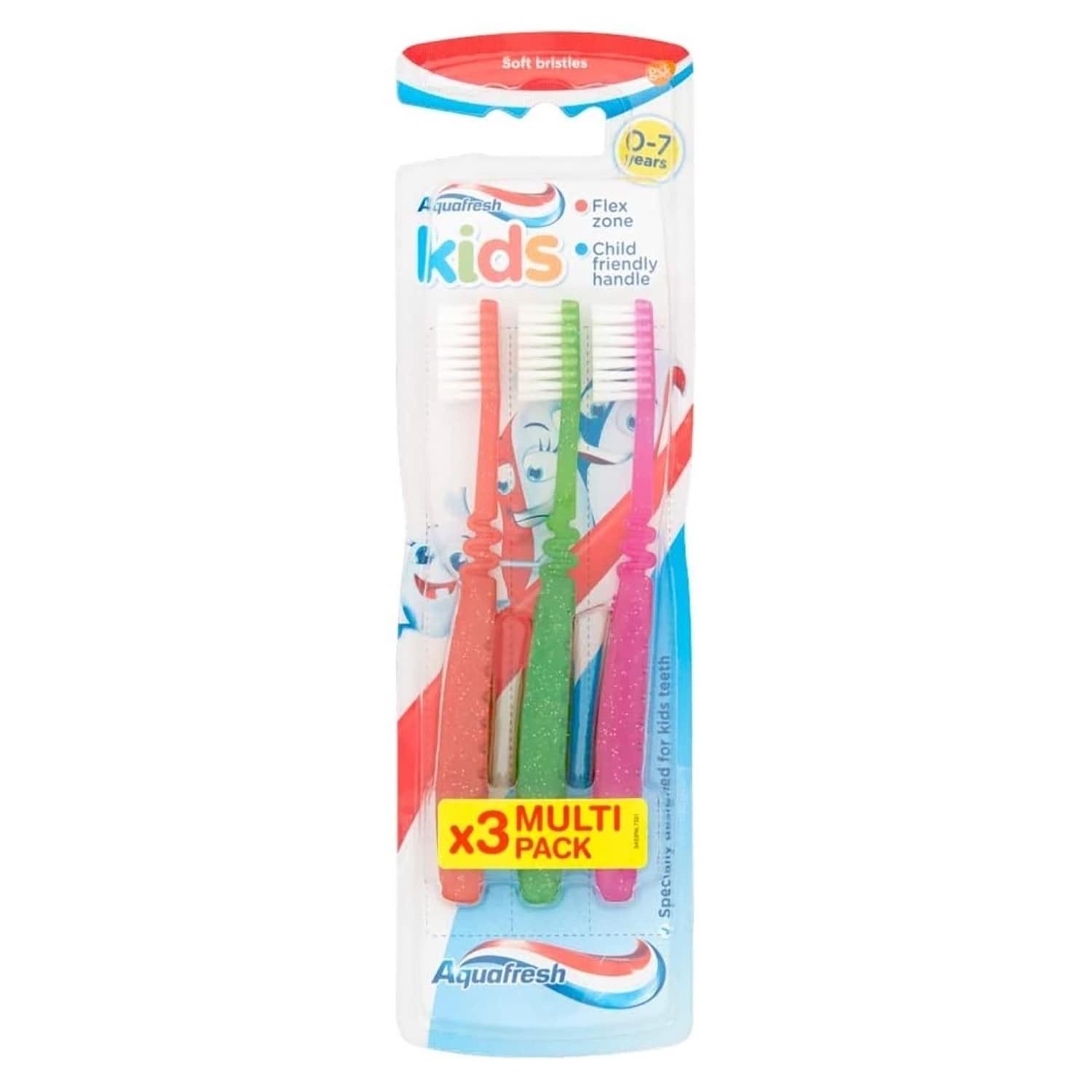 Kids Soft Toothbrush Triple Pack - MazenOnline Main image