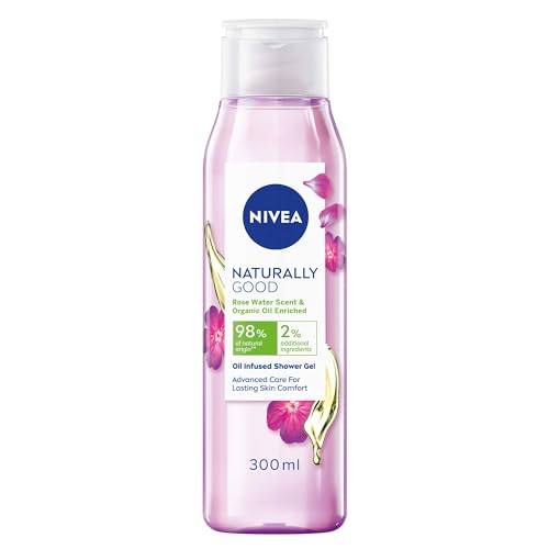 NIVEA - Naturally Good Rose Water Scent & Organic Oil Shower Gel Wash | MazenOnline