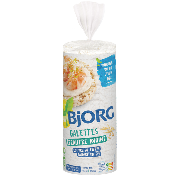 Bjorg - Galettes épeautre son d'avoine | MazenOnline