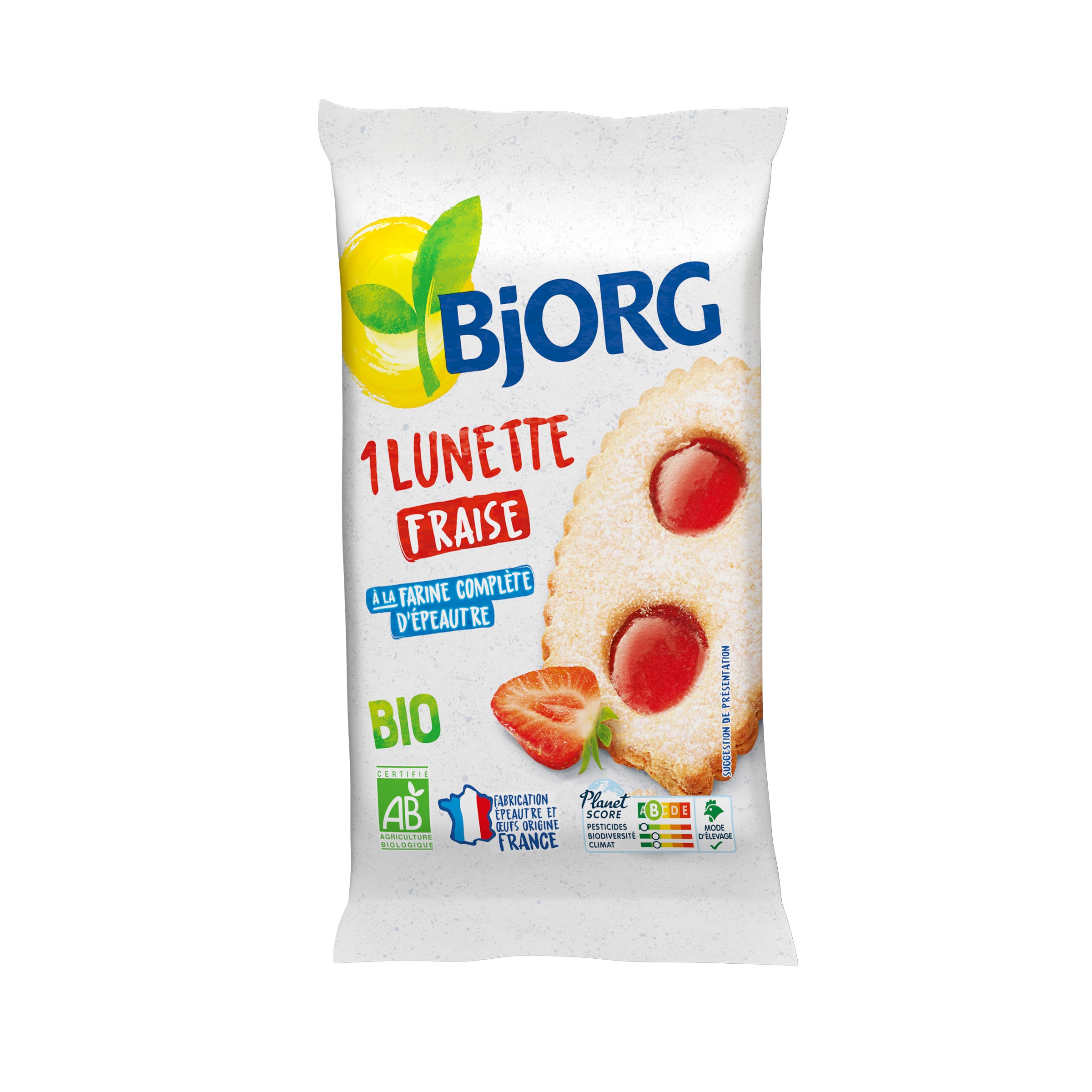 Bjorg - Bjorg Lunette à la fraise 50g | MazenOnline