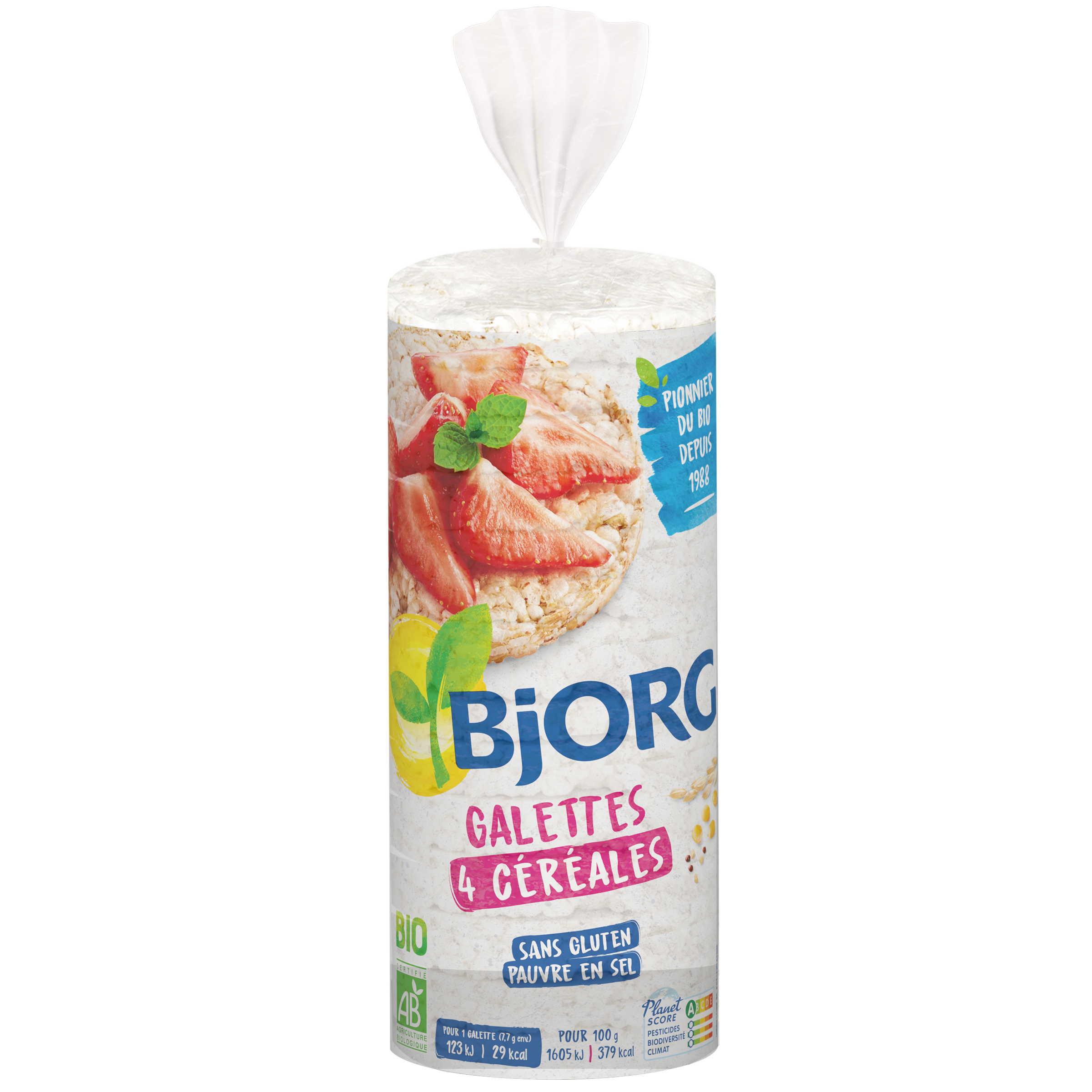 Bjorg - BJORG GALETTE 4 CEREALES 130G | MazenOnline Main image