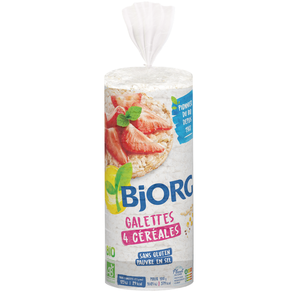 Bjorg - BJORG GALETTE 4 CEREALES 130G | MazenOnline