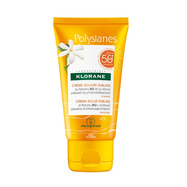 Klorane - Polysianes Sunscreen Face Cream SPF50+ | MazenOnline Main image