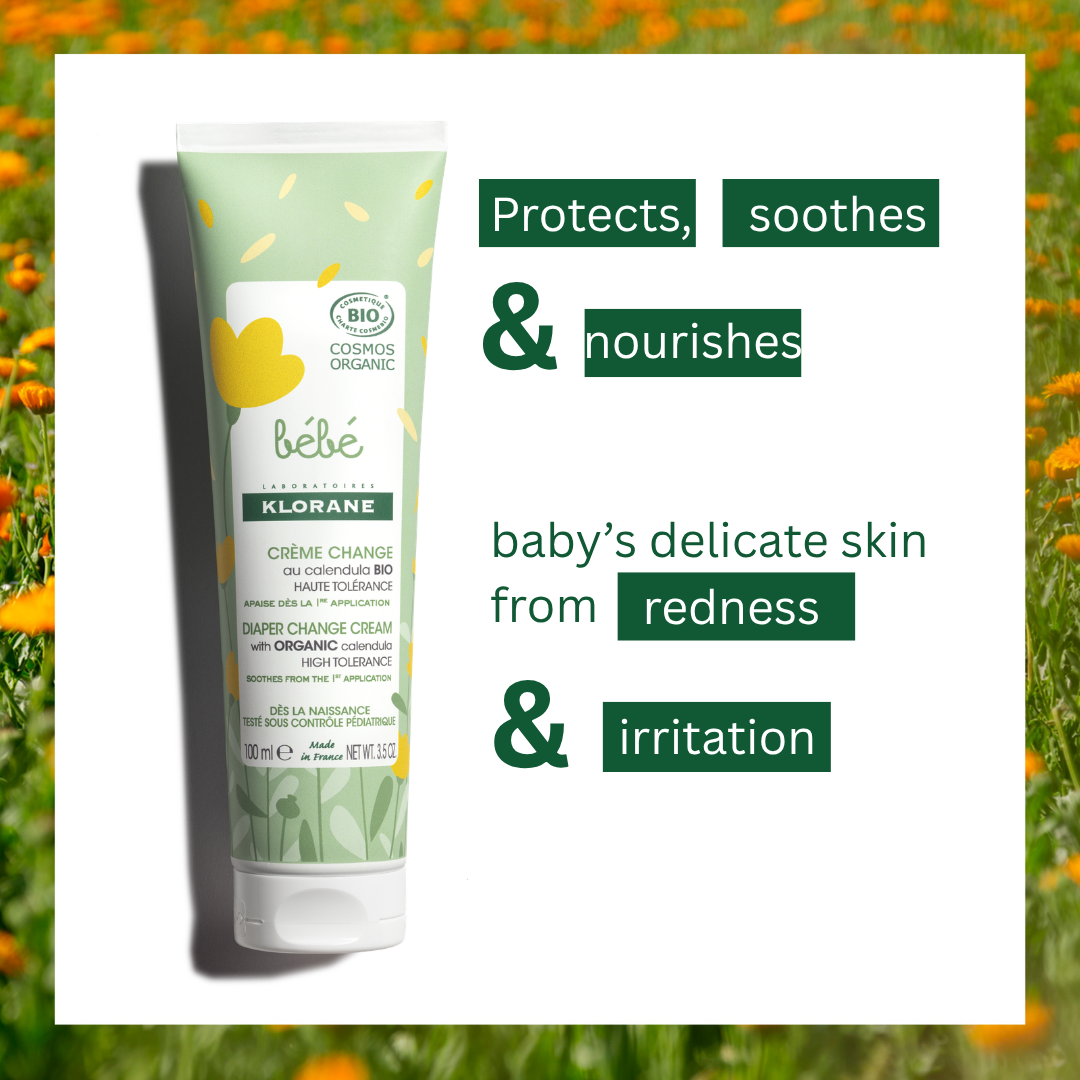 Klorane - Buy Klorane Baby Certified Organic Change Cream and get a free 500ml Gentle Foaming gel | MazenOnline