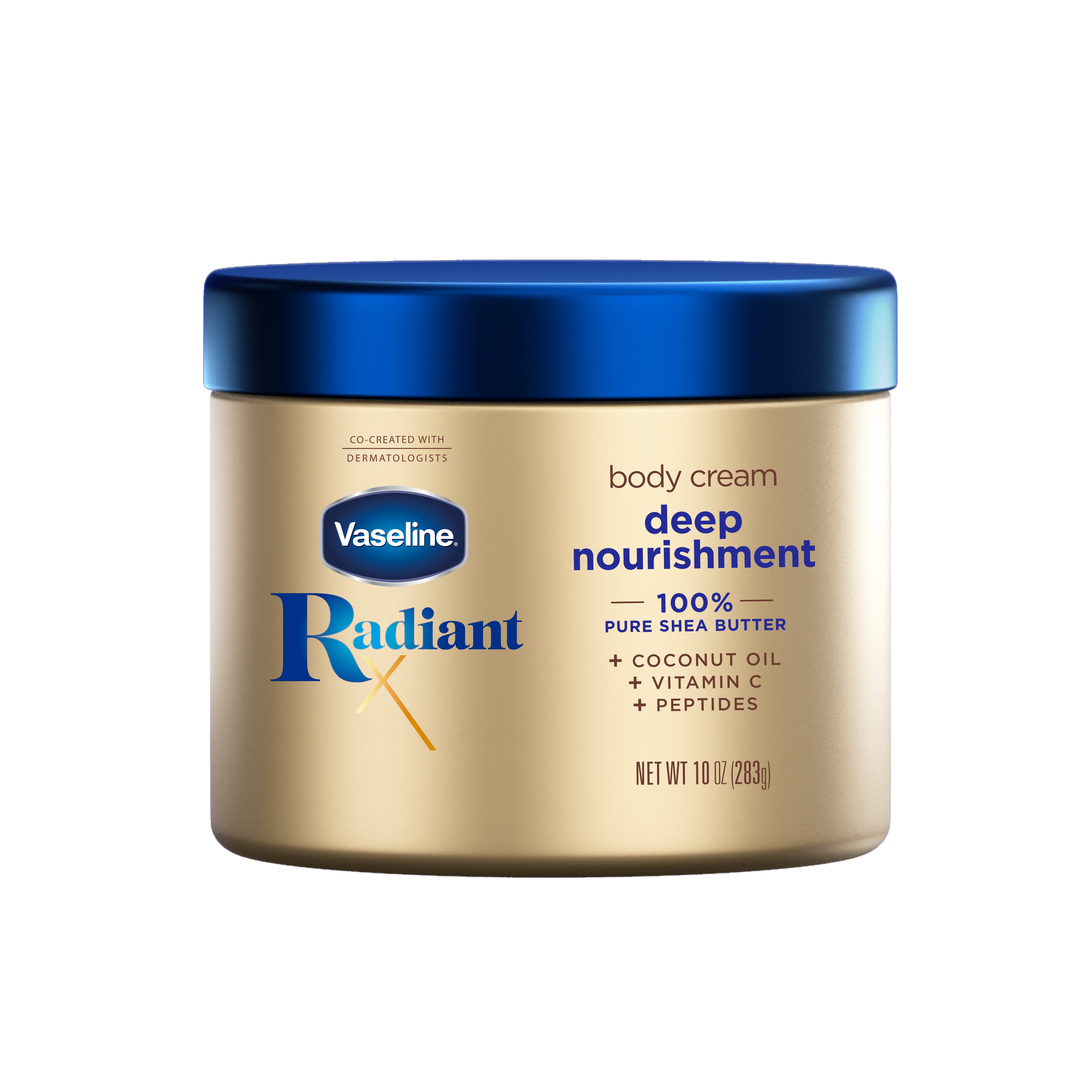Vaseline - Radiant X Deep Nourishment Body Cream 100% Pure Shea Butter, Coconut Oil | MazenOnline