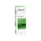 Vichy Dercos Anti-Dandruff Sensitive Shampoo bottle with label, medical hair care for dandruff relief and scalp soothing.