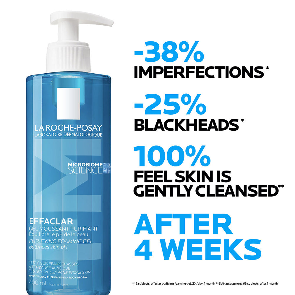 La Roche-Posay - Effaclar Acne Foaming Cleansing Gel for Oily and Acne Prone Skin | MazenOnline