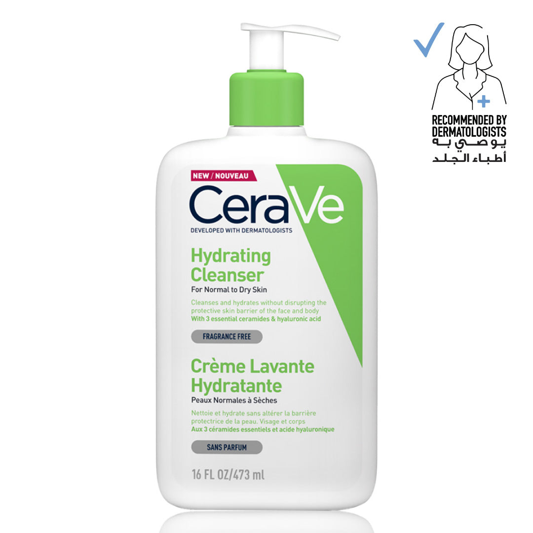 Hydrating Cleanser for Normal to Dry Skin with Hyaluronic Acid + Moisturizing Cream 5ml x 2 - MazenOnline