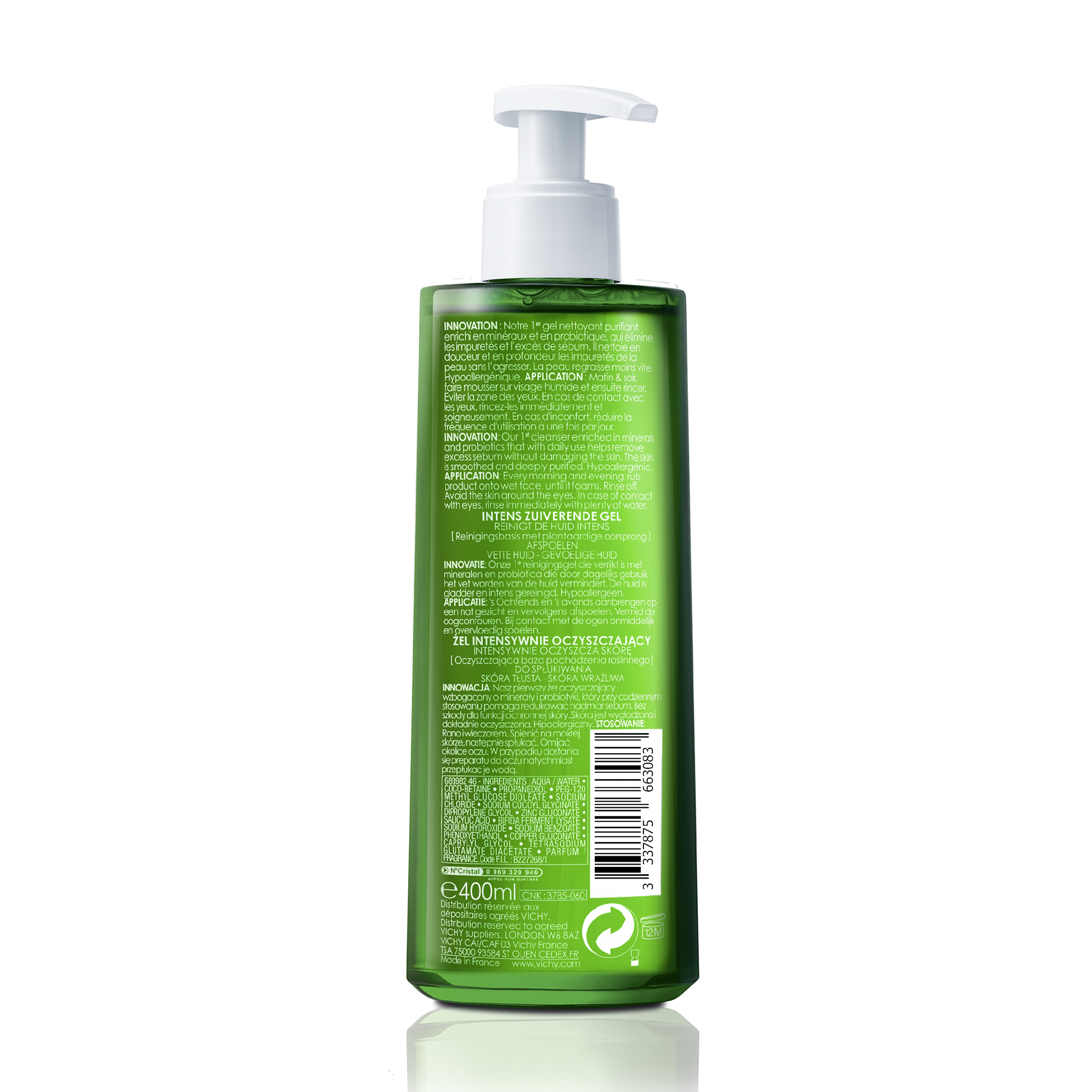 Normaderm Phytosolution Face Cleanser Gel for Oily/Acne Skin with Salicylic Acid + Free PHYTO-A GEL NETTOYANT 50ML - MazenOnline