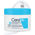 CeraVe SA Smoothing Moisturizing Cream for face and body in a white jar with blue label