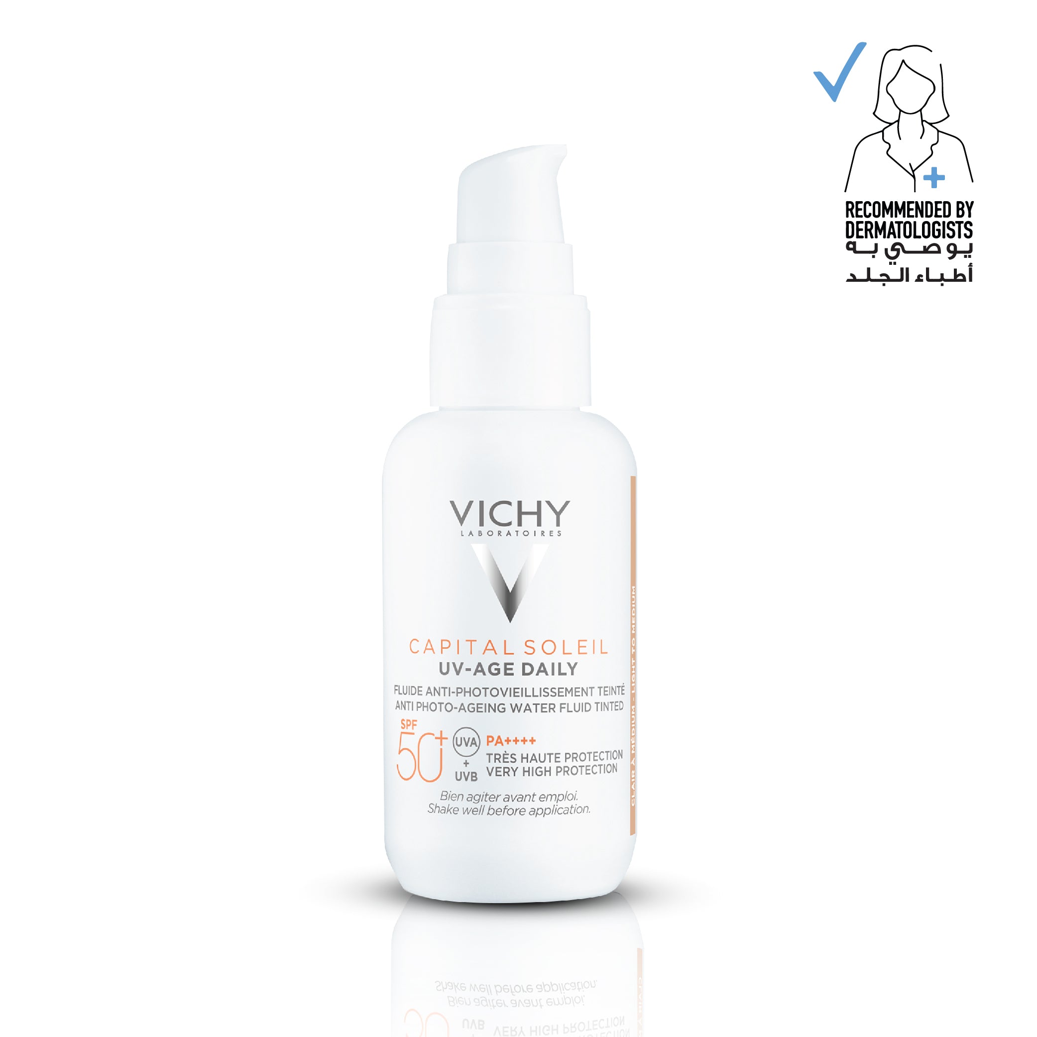 Capital Soleil UV - Age Tinted Anti Ageing Sunscreen SPF 50+ with Niacinamide - MazenOnline Main image