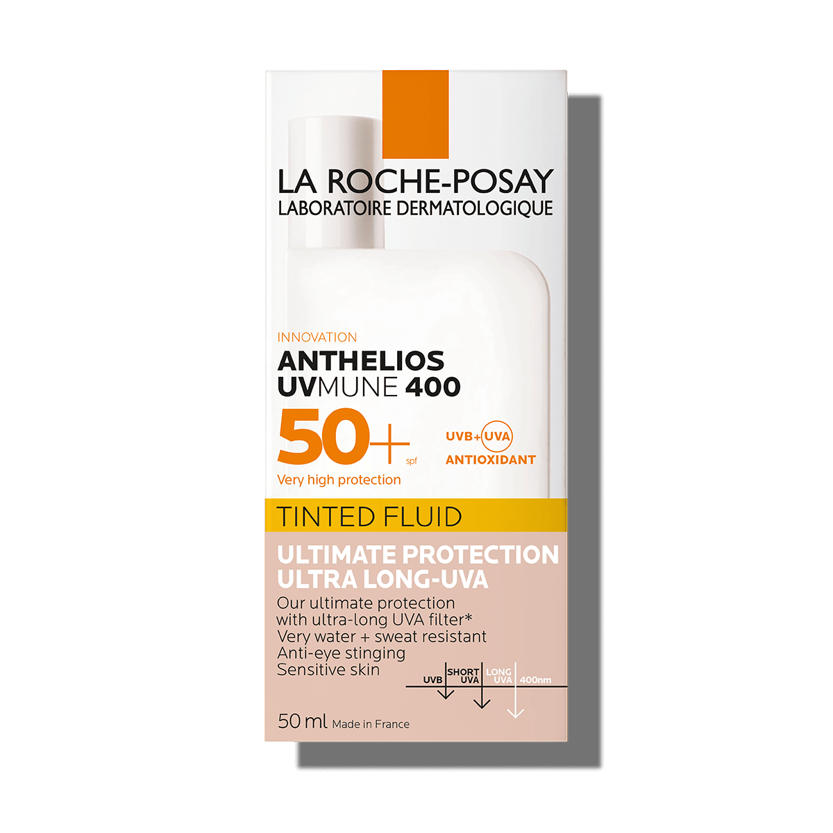 Anthelios UVMune 400 Invisible Tinted Sunscreen SPF50+ - MazenOnline