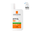 La Roche-Posay Anthelios UVMune 400 SPF 50+ oil control invisible fluid sunscreen bottle for oily skin.