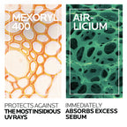 La Roche-Posay Anthelios UVMune 400 SPF 50+ oil control invisible fluid sunscreen bottle for oily skin.
