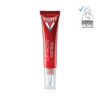 Vichy Liftactiv Collagen Specialist Eye Care tube with applicator, designed to reduce fine lines and improve skin firmness around eyes.