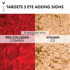 Vichy Liftactiv Collagen Specialist Eye Care tube with applicator, designed to reduce signs of aging around the eyes.