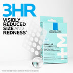 La Roche-Posay Effaclar Multi-Target Blemish Patches on a white background, showing small transparent patches for acne treatment.