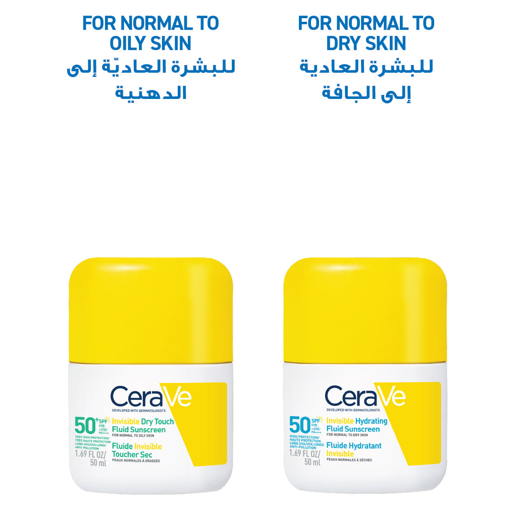 Invisible Dry Touch Fluid Sunscreen SPF50 +