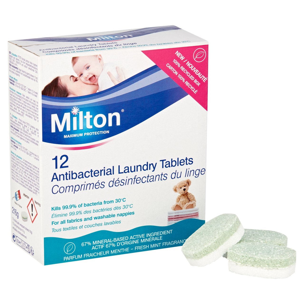 Milton - Milton Antibacterial Laundry Tablets | MazenOnline Main image