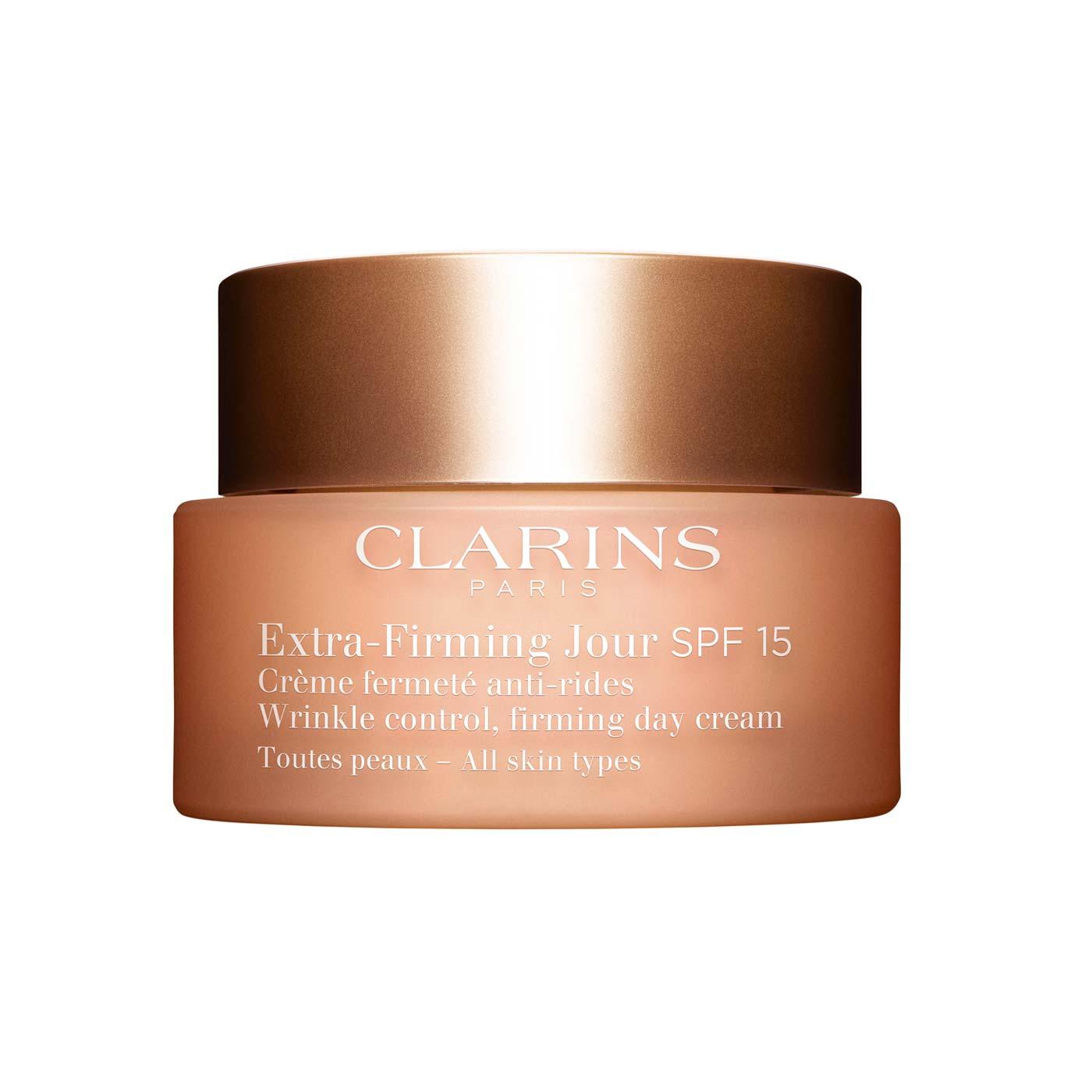 Clarins Extra-Firming Jour SPF15 - Wrinkle Control Firming Day Cream - Bundle - MazenOnline {{ shop.address.country }} Main image