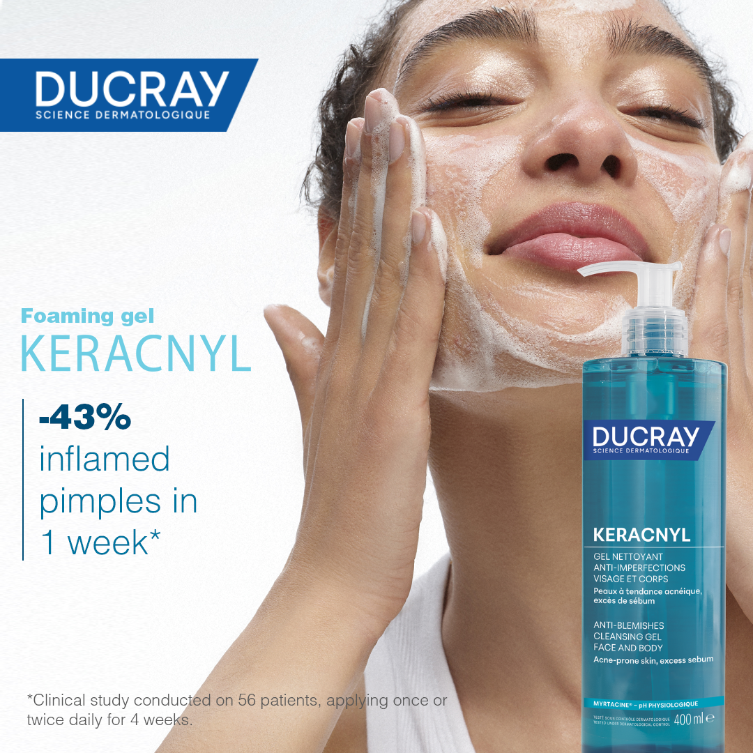 Ducray - Keracnyl Foaming Gel | MazenOnline