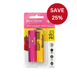 Beesline - Lip Care Shimmery Strawberry + Flavor Fragrance Free 25% OFF | MazenOnline