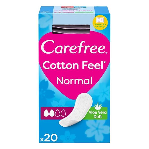 Carefree - Cotton Feel Normal Aloe Vera Liner | MazenOnline