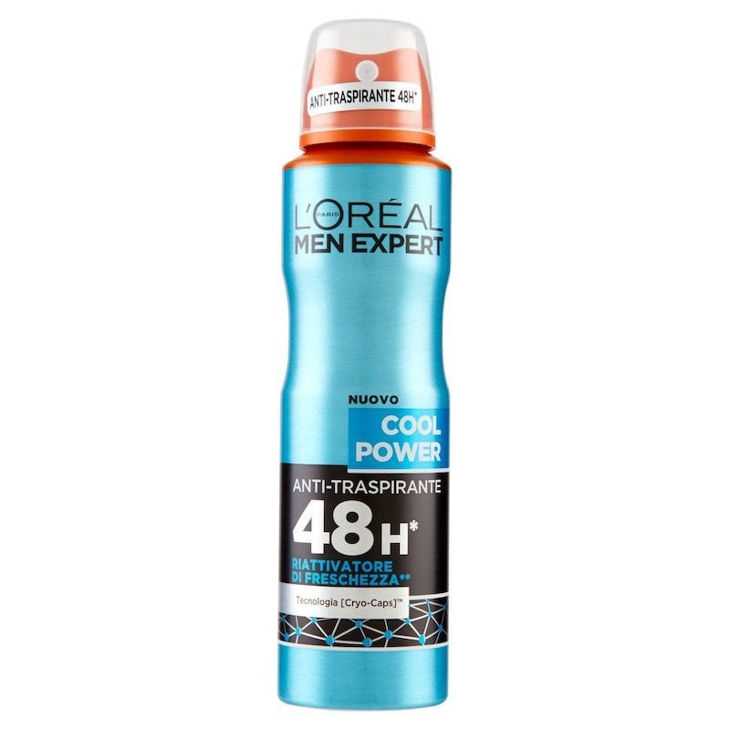 Men Expert Cool Power 48H Anti-Perspirant Spray Deodorant 150ml - MazenOnline Main image