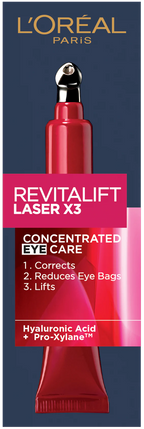 L'Oréal Paris - Revitalift Laser, Triple Action Anti-Aging Eye Cream, for Eye Contour Renewal, Eye Bags Depuffing, and Wrinkles Reduction, with Pro-Retinol | MazenOnline