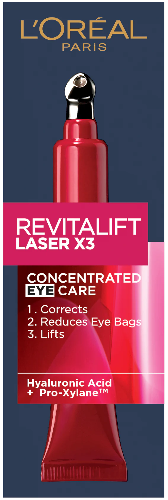 L'Oréal Paris - Revitalift Laser, Triple Action Anti-Aging Eye Cream, for Eye Contour Renewal, Eye Bags Depuffing, and Wrinkles Reduction, with Pro-Retinol | MazenOnline