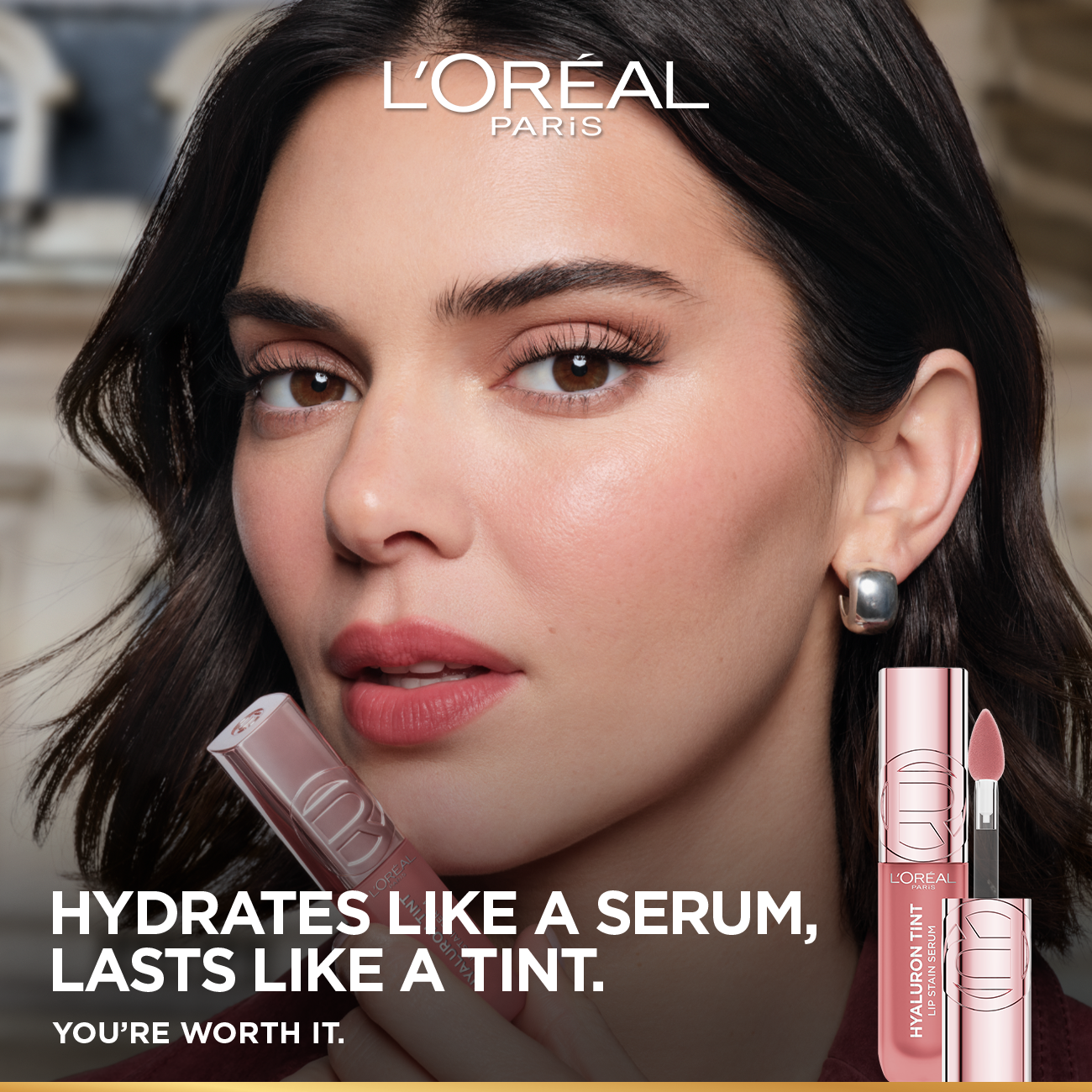 Hyaluron Tint Lip Stain Serum Long Lasting, Hydrating Lip Makeup Infused with Hyaluronic Acid 5ml - MazenOnline