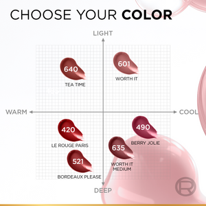 Hyaluron Tint Lip Stain Serum Long Lasting, Hydrating Lip Makeup Infused with Hyaluronic Acid 5ml - MazenOnline
