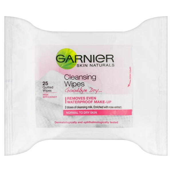 Skin Naturals Cleansing Wipes 25 Quilted Wipes - MazenOnline Main image
