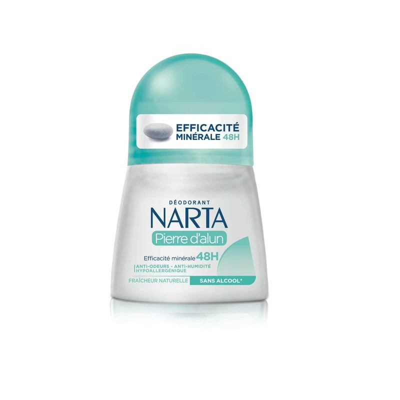 Narta - Roll-On Deodorant 24h Alum Stone Natural Freshness | MazenOnline