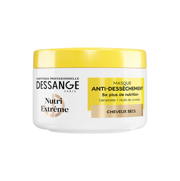 Nutri-Extreme Anti-Drying Hair Mask - Formula Enriched With Ceramide & Camellia Oil - Nourishes, Protects & Softens - Dry Hair