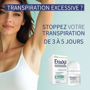 Etiaxil - Detranspirant Sensitive Skin Armpits Roll-On | MazenOnline