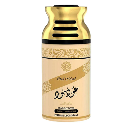 oud mood perfume spray by lattafa 250 ml - MazenOnline