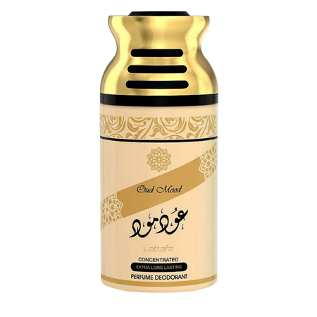 oud mood perfume spray by lattafa 250 ml - MazenOnline Main image