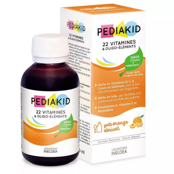 Pediakid - 22 Vitamines et Oligo Elements | MazenOnline