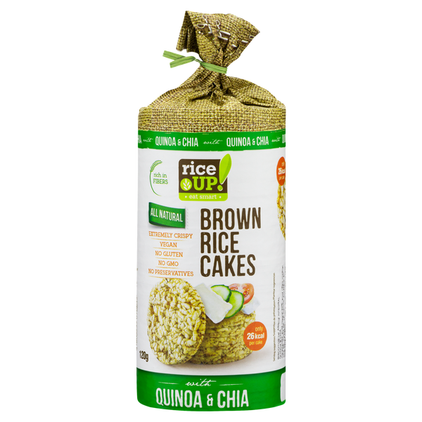 Brown Rice Cakes  Quinoa & Chia - MazenOnline