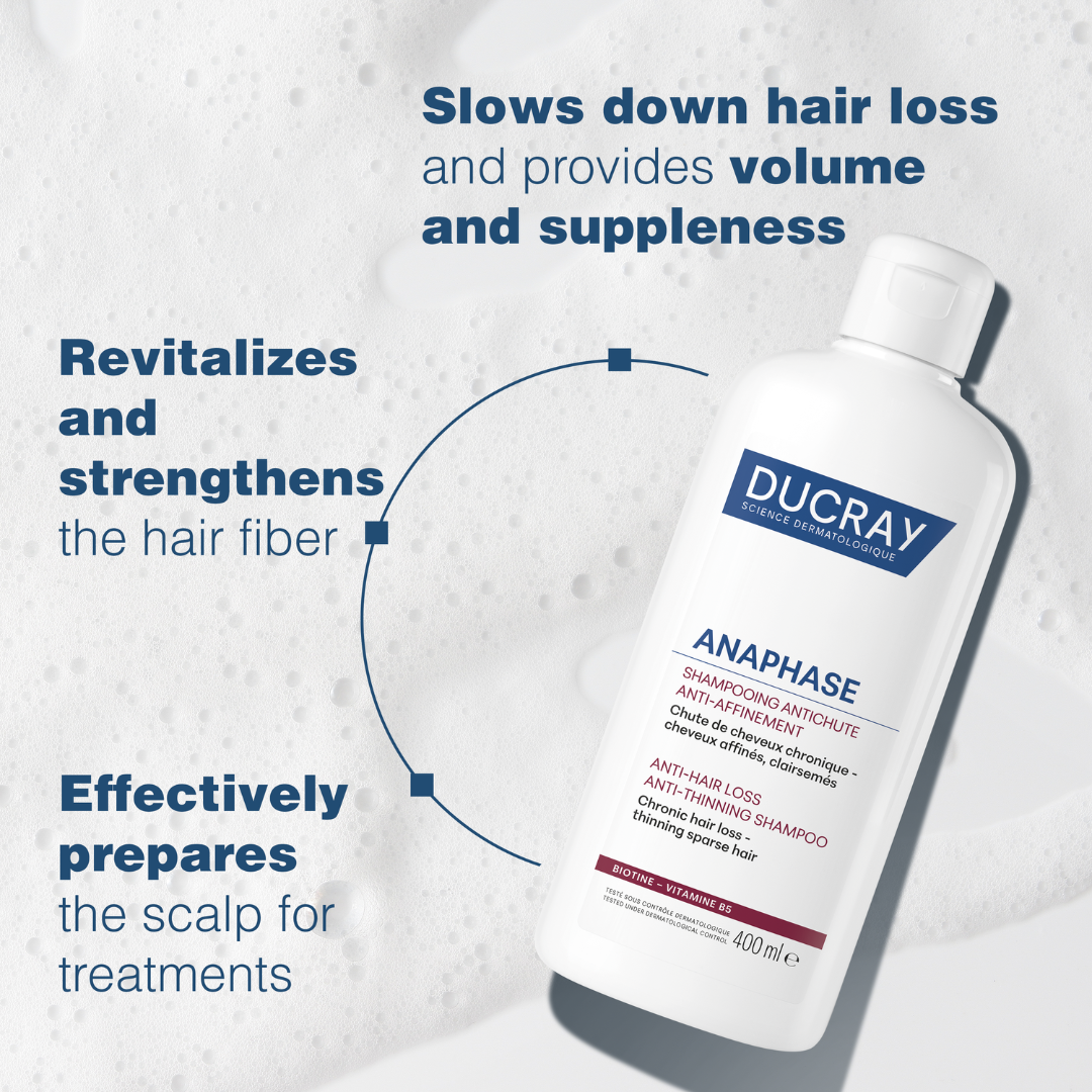 Ducray Anaphase+ anti-hair loss complement shampoo with gift hair care set