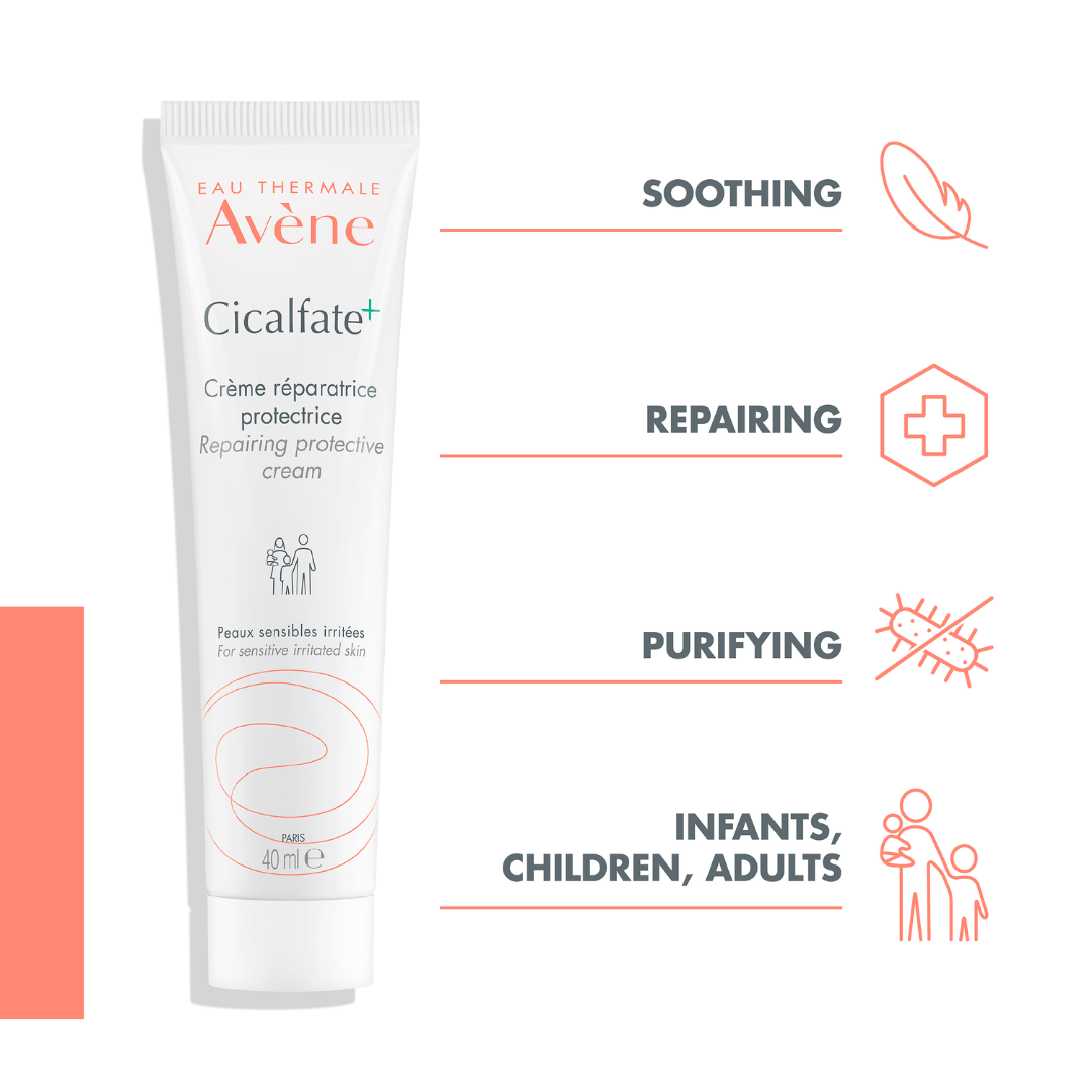 Avène - Cicalfate Instant Repairing Protective Cream For Damaged Skin + Cicalfate Repair Barrier Cream | MazenOnline