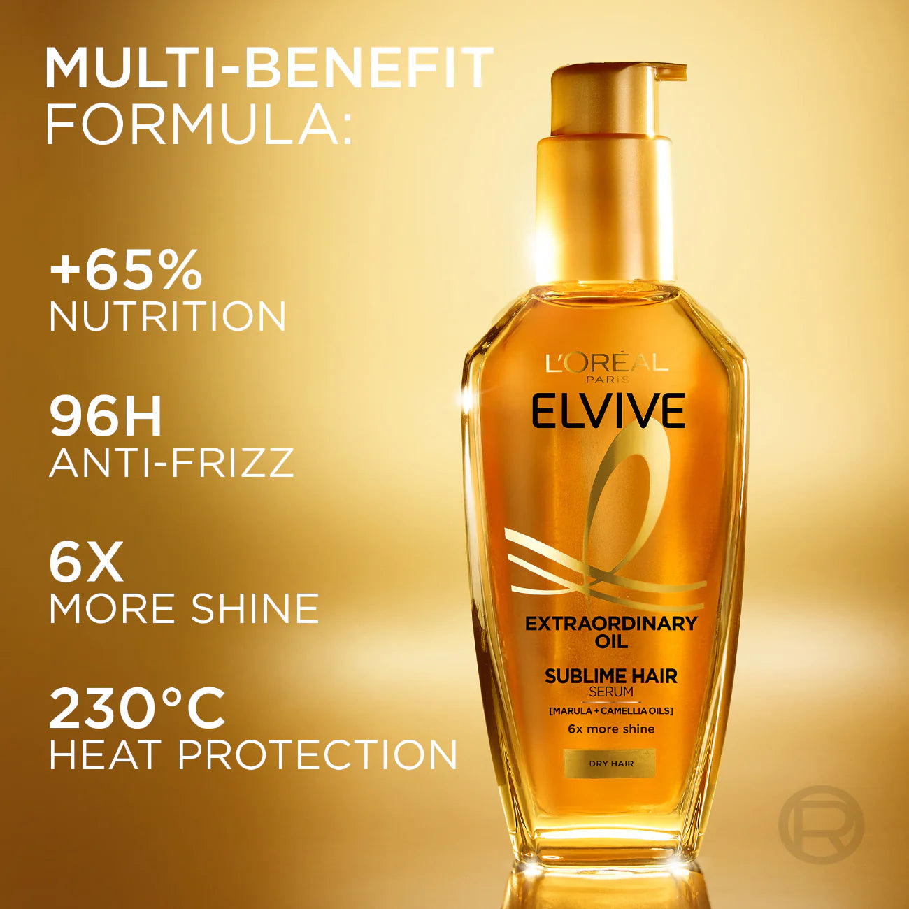 Extraordinary Hair Oil Treatment, Non-Sticky Serum For Dry Hair